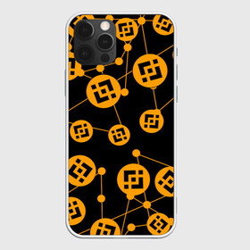 Чехол для iPhone 12 Pro с принтом BINANCE / БИНАНС / УЗОР , силикон | область печати: задняя сторона чехла, без боковых панелей | binance | binance com | bitcoin | bittrex com | btc | exmo me | hodl | trading | банан биржа | бинанс | биткоин | график. | криптовалюта биржа | криптотрейдер | криптотрейдинг | трейдинг