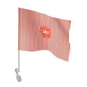Флаг для автомобиля с принтом Сборная Дании , 100% полиэстер | Размер: 30*21 см | sport | анапа | дания | дания россия | дзюба | лига чемпионов | новости | перу | россии | россия | сборная | спорт | футбол | чемпионат | чемпионат мира