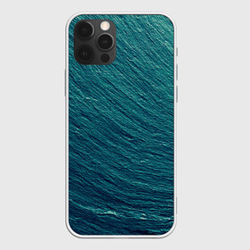 Чехол для iPhone 12 Pro с принтом Endless Sea , силикон | область печати: задняя сторона чехла, без боковых панелей | background | blue | dark | gradient | green | lines | ocean | paints | ripples | sea | spot | spots | stripes | texture | waves | волны | голубая | градиент | зеленый | краски | линии | море | океан | полосы | пятна | пятно | рябь | текстура | т