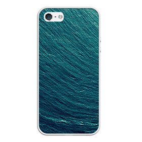 Чехол для iPhone 5/5S матовый с принтом Endless Sea , Силикон | Область печати: задняя сторона чехла, без боковых панелей | background | blue | dark | gradient | green | lines | ocean | paints | ripples | sea | spot | spots | stripes | texture | waves | волны | голубая | градиент | зеленый | краски | линии | море | океан | полосы | пятна | пятно | рябь | текстура | т