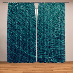 Фотошторы с принтом Endless Sea , Блэкаут (светозащита 90%) / Габардин (светозащита 40% | 2 полотна шириной по 145 см; Высота 200-300 см; Крепление: шторная лента (на крючки); | background | blue | dark | gradient | green | lines | ocean | paints | ripples | sea | spot | spots | stripes | texture | waves | волны | голубая | градиент | зеленый | краски | линии | море | океан | полосы | пятна | пятно | рябь | текстура | т