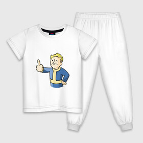 Детская пижама хлопок с принтом Vault Boy - 