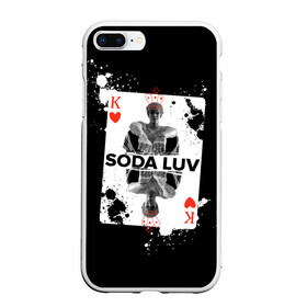 Чехол для iPhone 7Plus/8 Plus матовый с принтом Репер - SODA LUV , Силикон | Область печати: задняя сторона чехла, без боковых панелей | rap | rapper | soda luv | st. petersburg | vladislav terentyuk | владислав терентюк | репер | рэп | рэп исполнитель | санкт петербург