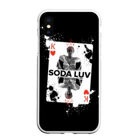 Чехол для iPhone XS Max матовый с принтом Репер - SODA LUV , Силикон | Область печати: задняя сторона чехла, без боковых панелей | rap | rapper | soda luv | st. petersburg | vladislav terentyuk | владислав терентюк | репер | рэп | рэп исполнитель | санкт петербург