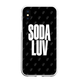 Чехол для iPhone XS Max матовый с принтом Репер - SODA LUV , Силикон | Область печати: задняя сторона чехла, без боковых панелей | rap | rapper | soda luv | st. petersburg | vladislav terentyuk | владислав терентюк | репер | рэп | рэп исполнитель | санкт петербург