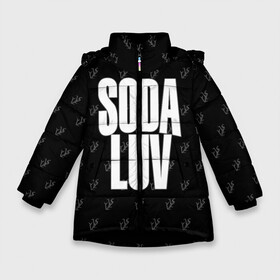 Зимняя куртка для девочек 3D с принтом Репер - SODA LUV , ткань верха — 100% полиэстер; подклад — 100% полиэстер, утеплитель — 100% полиэстер. | длина ниже бедра, удлиненная спинка, воротник стойка и отстегивающийся капюшон. Есть боковые карманы с листочкой на кнопках, утяжки по низу изделия и внутренний карман на молнии. 

Предусмотрены светоотражающий принт на спинке, радужный светоотражающий элемент на пуллере молнии и на резинке для утяжки. | rap | rapper | soda luv | st. petersburg | vladislav terentyuk | владислав терентюк | репер | рэп | рэп исполнитель | санкт петербург