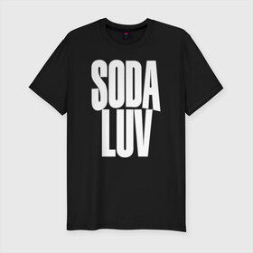 Мужская футболка хлопок Slim с принтом Репер - SODA LUV , 92% хлопок, 8% лайкра | приталенный силуэт, круглый вырез ворота, длина до линии бедра, короткий рукав | rap | rapper | soda luv | st. petersburg | vladislav terentyuk | владислав терентюк | репер | рэп | рэп исполнитель | санкт петербург