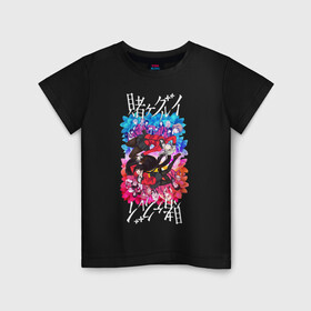 Детская футболка хлопок с принтом Kakegurui Безумный азарт , 100% хлопок | круглый вырез горловины, полуприлегающий силуэт, длина до линии бедер | kakegurui | аниме | безумный азарт | манга | мультсериал | сериал | японский