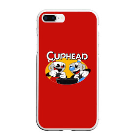 Чехол для iPhone 7Plus/8 Plus матовый с принтом Cuphead , Силикон | Область печати: задняя сторона чехла, без боковых панелей | Тематика изображения на принте: animation | cup | cuphead | gamer | mugman | retro | run and gun | shooter | анимация | ретро | чашек | чашка | чашкоголовый | шутер