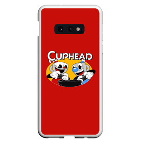 Чехол для Samsung S10E с принтом Cuphead , Силикон | Область печати: задняя сторона чехла, без боковых панелей | Тематика изображения на принте: animation | cup | cuphead | gamer | mugman | retro | run and gun | shooter | анимация | ретро | чашек | чашка | чашкоголовый | шутер