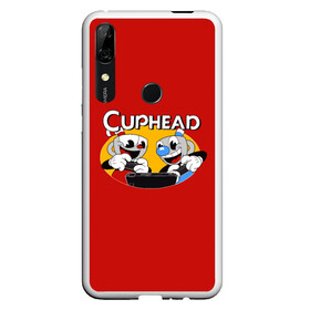 Чехол для Honor P Smart Z с принтом Cuphead , Силикон | Область печати: задняя сторона чехла, без боковых панелей | animation | cup | cuphead | gamer | mugman | retro | run and gun | shooter | анимация | ретро | чашек | чашка | чашкоголовый | шутер