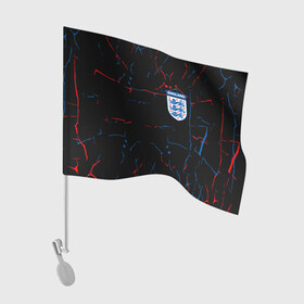 Флаг для автомобиля с принтом Сборная Англии. , 100% полиэстер | Размер: 30*21 см | goalnet | англия | апл | голнет | портье дрогба | реальный футбол | сборная англии | сборная англии по футболу | спорт | футбол | чемпионат | чемпионат мира | чм