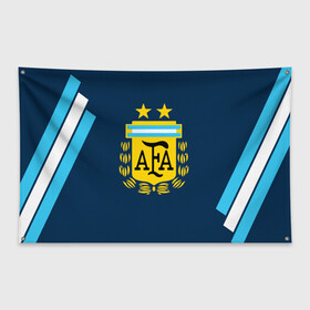 Флаг-баннер с принтом Сборная Аргентины , 100% полиэстер | размер 67 х 109 см, плотность ткани — 95 г/м2; по краям флага есть четыре люверса для крепления | goal24 | аргентина | барселона | дибала | лионель месси | месси | месси аргентина | сборная аргентины | спорт | футбол | чемпионат мира | чм