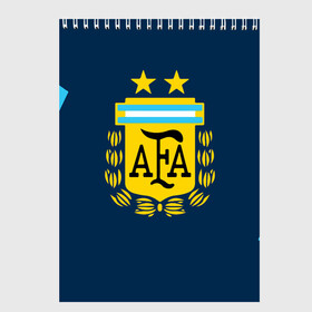 Скетчбук с принтом Сборная Аргентины , 100% бумага
 | 48 листов, плотность листов — 100 г/м2, плотность картонной обложки — 250 г/м2. Листы скреплены сверху удобной пружинной спиралью | goal24 | аргентина | барселона | дибала | лионель месси | месси | месси аргентина | сборная аргентины | спорт | футбол | чемпионат мира | чм