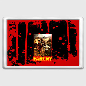 Магнит 45*70 с принтом FARCRY | ФАРКРАЙ GAME , Пластик | Размер: 78*52 мм; Размер печати: 70*45 | far cry | far cry 5 | far cry new dawn | far cry primal | farcry | fc 5 | fc5 | game | new dawn | primal | игры | постапокалипсис | фар край | фар край 5