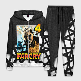 Мужской костюм 3D с принтом FARCRY 4 | Пэйган Мин , 100% полиэстер | Манжеты и пояс оформлены тканевой резинкой, двухслойный капюшон со шнурком для регулировки, карманы спереди | far cry | far cry 5 | far cry new dawn | far cry primal | farcry | fc 5 | fc5 | game | new dawn | primal | игры | постапокалипсис | фар край | фар край 5