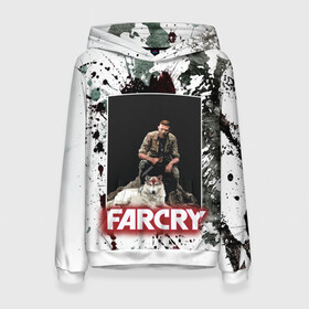 Женская толстовка 3D с принтом FARCRY WOLF , 100% полиэстер  | двухслойный капюшон со шнурком для регулировки, мягкие манжеты на рукавах и по низу толстовки, спереди карман-кенгуру с мягким внутренним слоем. | Тематика изображения на принте: far cry | far cry 5 | far cry new dawn | far cry primal | farcry | fc 5 | fc5 | game | new dawn | primal | игры | постапокалипсис | фар край | фар край 5