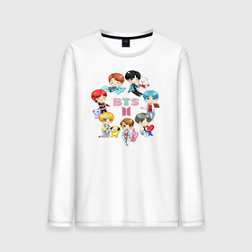 Мужской лонгслив хлопок с принтом BTS Toys BT21 БТС БТ21 , 100% хлопок |  | bangtan | bangtan boys | beyond the scene | bt21 | bts | bts toys | carton | бангтан | бт21 | бтс | группа бтс