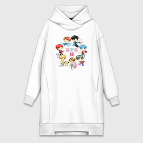 Платье-худи хлопок с принтом BTS Toys BT21 БТС БТ21 ,  |  | bangtan | bangtan boys | beyond the scene | bt21 | bts | bts toys | carton | бангтан | бт21 | бтс | группа бтс