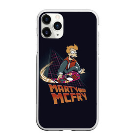 Чехол для iPhone 11 Pro матовый с принтом Back to Futurama , Силикон |  | bender | futurama | planet express | бендер | мульт | мультфильм | планетный экспресс | туранга лила | филипп джэй фрай | футурама