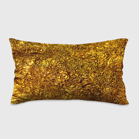 Подушка 3D антистресс с принтом Сусальное золото , наволочка — 100% полиэстер, наполнитель — вспененный полистирол | состоит из подушки и наволочки на молнии | Тематика изображения на принте: gold | золото | золотой | мятая | сусальное | фольга