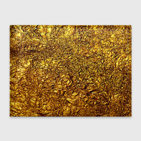 Обложка для студенческого билета с принтом Сусальное золото , натуральная кожа | Размер: 11*8 см; Печать на всей внешней стороне | Тематика изображения на принте: gold | золото | золотой | мятая | сусальное | фольга