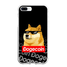 Чехол для iPhone 7Plus/8 Plus матовый с принтом DOGECOIN / DOGE / ДОГИКОИН , Силикон | Область печати: задняя сторона чехла, без боковых панелей | crypto | cryptocurrency | doge | dogecoin | elon mask | trading | биржа криптовалют | доги | догикоин | илон маск | криптовалюта | мем | трейдинг.