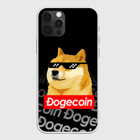 Чехол для iPhone 12 Pro Max с принтом DOGECOIN / DOGE / ДОГИКОИН , Силикон |  | Тематика изображения на принте: crypto | cryptocurrency | doge | dogecoin | elon mask | trading | биржа криптовалют | доги | догикоин | илон маск | криптовалюта | мем | трейдинг.