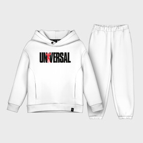 Детский костюм хлопок Oversize с принтом ANIMAL UNIVERSAL | ЭНИМАЛ ,  |  | animal | animal universal | gym | judo | k1 | m1 | sambo | sport | ufs | workaut | бодибилдинг | воркаут | дзюдо | зал | карате | качалка | кроссфит | м1 | пауэрлифтинг | самбо | спорт | спорт зал | тренажерка | тяжелая атлетика | энимал