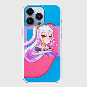 Чехол для iPhone 13 Pro с принтом Sweet Shiro ,  |  | Тематика изображения на принте: anime | no game no life | аниме | анимэ | без игры жизни нет | пустые | сиро | сора