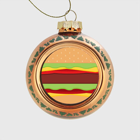 Стеклянный ёлочный шар с принтом Бутерброд , Стекло | Диаметр: 80 мм | background | burger | fast food | food | hamburger | sandwich | texture | будет | бургер | бутерброд | гамбургер | еда | текстура | фастфуд | фон