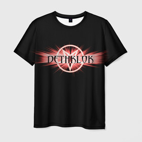 Мужская футболка 3D с принтом Dethklok , 100% полиэфир | прямой крой, круглый вырез горловины, длина до линии бедер | dethklok | metalocalypse | апокалипсис | вильям мердерфэйс | металл | металлапокалипсис | мульт | мультфильм | пиклз | рок группа | сквизгаард эксплоужен | токи вортуз