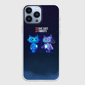 Чехол для iPhone 13 Pro Max с принтом Love, Death and Robots | Любовь, Смерть и Роботы (Z) ,  |  | Тематика изображения на принте: cats | death | love | love death robots | netflix | robots | vedeathrobots | xbot 4000 | любовь | нетфликс | роботы | сериал | сериалы