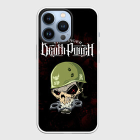 Чехол для iPhone 13 Pro с принтом Five Finger Death Punch ,  |  | Тематика изображения на принте: 5fdp | alternative | ffdp | five finfer death punch | ghost | groove | hard | ivan moody | rock