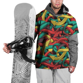 Накидка на куртку 3D с принтом Граффити стрелки , 100% полиэстер |  | Тематика изображения на принте: graffiti | hip hop | rap | street | style | urban | граффити | стрелки | улица | урбан | хип хоп