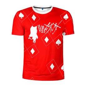 Мужская футболка 3D спортивная с принтом Юмэко | Yumeko Kakegurui , 100% полиэстер с улучшенными характеристиками | приталенный силуэт, круглая горловина, широкие плечи, сужается к линии бедра | excitement | kakegurui | kакэгуруи | mad | maps | yumeko | азарт | безумный | карты | юмэко