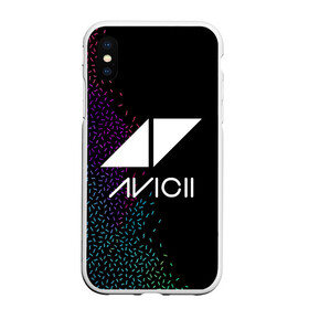 Чехол для iPhone XS Max матовый с принтом AVICII | RAINBOW STYLE , Силикон | Область печати: задняя сторона чехла, без боковых панелей | avicii | beatport | club | dj | edm | electro | eq | house | levels | music | production | radio | techno | top | trance | ависи | авичи | дискотека | звезда | клуб | музыка | музыкант | продюссер | радио | фестиваль | швеция | эквалайзер