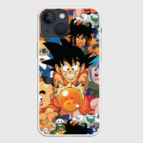 Чехол для iPhone 13 mini с принтом Dragon Ball (главные герои) ,  |  | Тематика изображения на принте: anime | dragon ball | dragon ball z | goku | аниме | драконий жемчуг | жемчуг дракона | манга | сайян | сон гоку