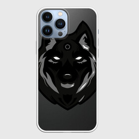 Чехол для iPhone 13 Pro Max с принтом Демон волк ,  |  | волк | зверь | серый | тьма | хищник | чёрный