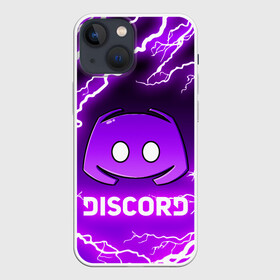 Чехол для iPhone 13 mini с принтом DISCORD   ДИСКОРД   МОЛНИЯ ,  |  | discord | discord nitro | gamer | games | дискорд | дискорд бот | дискорд нитро | дискорд сервер | игры | логотип | молния | пурпурный | свет | социальные сети | фиолетовый.