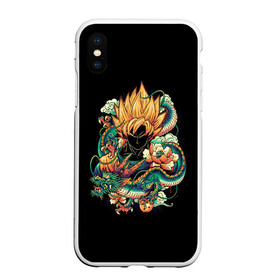 Чехол для iPhone XS Max матовый с принтом Dragon Ball. Retro Style , Силикон | Область печати: задняя сторона чехла, без боковых панелей | Тематика изображения на принте: ball | birus | boo | broly | dragon | frieza | goku | majin | piccolo | saiyan | sayan | sell | sleep | super | trunks | vejeta | бирус | броли | буу | веджета | гоку | драконий | жемчуг | курилин | маджин | пикколо | сайян | саян | селл | сон | супер | т