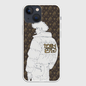 Чехол для iPhone 13 mini с принтом Cowboy Bebop fashion ,  |  | anime | cowboy bebop | louis vuitton | lv | manga | spike spiegel | аниме | бибоп | ковбой | ковбой бибоп | космический | космос | луи виттон | манга | ретро аниме | спайк шпигель