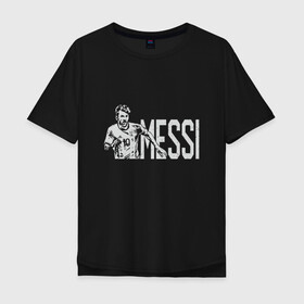 Мужская футболка хлопок Oversize с принтом Messi Champion , 100% хлопок | свободный крой, круглый ворот, “спинка” длиннее передней части | argentina | barca | barcelona | football | lionel | messi | spain | sport | аргентина | барса | барселона | гол | золотой мяч | игрок | испания | камп ноу | лионель | месси | мяч | спорт | тренер | футбол | чемпион | чемпионат