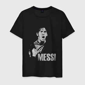 Мужская футболка хлопок с принтом Messi Scream , 100% хлопок | прямой крой, круглый вырез горловины, длина до линии бедер, слегка спущенное плечо. | argentina | barca | barcelona | football | lionel | messi | spain | sport | аргентина | барса | барселона | гол | золотой мяч | игрок | испания | камп ноу | лионель | месси | мяч | спорт | тренер | футбол | чемпион | чемпионат