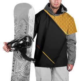 Накидка на куртку 3D с принтом 3D BLACK & GOLD , 100% полиэстер |  | Тематика изображения на принте: 3d | 3д | gold | абстракция | золото | паттерн | соты | текстуры