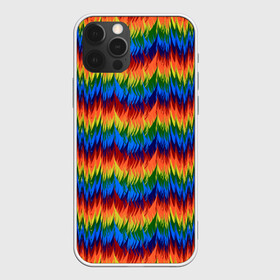 Чехол для iPhone 12 Pro Max с принтом РАДУЖНАЯ КИСЛОТА , Силикон |  | acid | hippy | neon | rainbow | rasta | едкий | кислотный | летний | неоновый | радиоактивный | раста | солнечный | спектры | тепловизор | теплый | хиппи | яркий