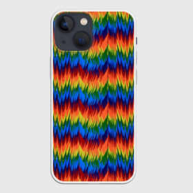 Чехол для iPhone 13 mini с принтом РАДУЖНАЯ КИСЛОТА ,  |  | acid | hippy | neon | rainbow | rasta | едкий | кислотный | летний | неоновый | радиоактивный | раста | солнечный | спектры | тепловизор | теплый | хиппи | яркий