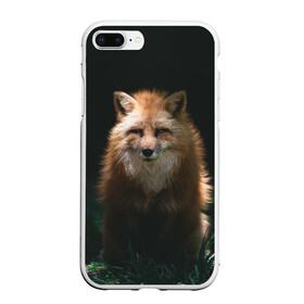 Чехол для iPhone 7Plus/8 Plus матовый с принтом Хитрый Лис , Силикон | Область печати: задняя сторона чехла, без боковых панелей | animals | beast | forest | fox | nature | orange | predator | red | животные | зверь | лес | лис | лиса | лисица | лисичка | природа | рыжая | рыжий | фыр | хитрый | хищник