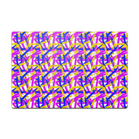 Головоломка Пазл магнитный 126 элементов с принтом абстракция из ярких полос , полимерный материал с магнитным слоем | 126 деталей, размер изделия —  180*270 мм | Тематика изображения на принте: abstract | art | blue | bright | brush strokes | childrens | color | daub | drawing | geometry | gouache | isometry | lilac | pattern | stripes | three | yellow | абстрактный | гуашь | желтый | мазки кистью | мазня | полосы | синий | сиреневый | три | цве