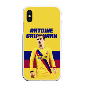 Чехол для iPhone XS Max матовый с принтом ANTOINE GRIEZMANN / ГРИЗМАНН , Силикон | Область печати: задняя сторона чехла, без боковых панелей | antoine griezmann | barcelona | football | sport | антуан гризманн | барселона | номер 7 | сборная франции | спорт. | футбол